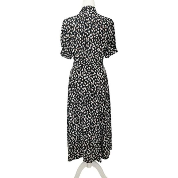 Diane Von Furstenberg Shirt Dress Floral Size 6 - Picture 5 of 9